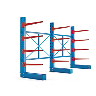 Heavy duty cantilever racking package EXPAND, 12 x 1000 mm arms, 6000 kg