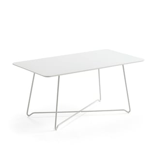 Kaviarenský stôl IRIS, 1100x600 mm, biela
