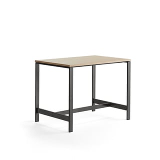 Pöytä VARIOUS, 1200x800x900 mm, musta, tammi