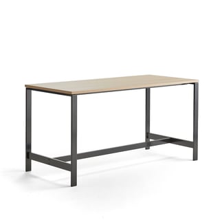 Stôl VARIOUS, 1800x800x900 mm, čierna, dub