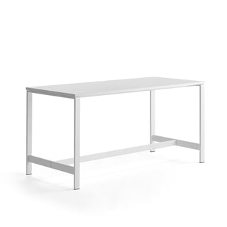 Stůl VARIOUS, 1800x800 mm, výška 900 mm, bílé nohy, bílá