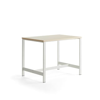 Table VARIOUS, 1200x800x900 mm, white, birch