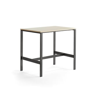 Konferencijski stol VARIOUS, 1200x800x1050 mm, crni, breza
