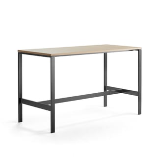 Stôl VARIOUS, 1800x800x1050 mm, čierna, dub