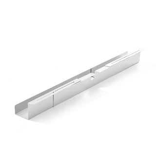 Adjustable cable tray, 920-1500x120x115 mm, white