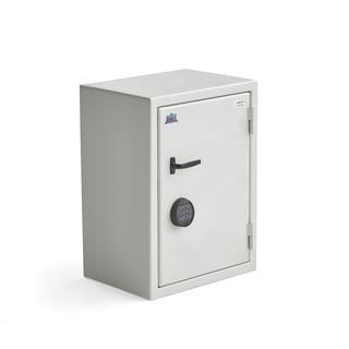 Security cabinet CONTAIN, code lock, 750x550x400 mm, white