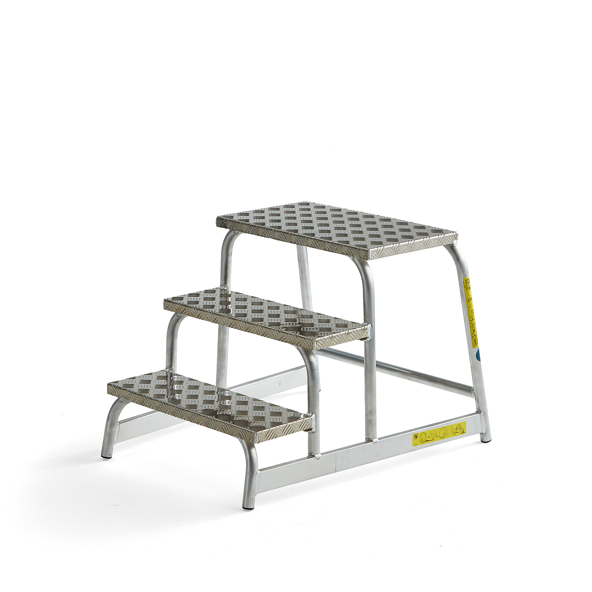 Step stool INCREASE 3 steps platform height 600 mm AJ Products