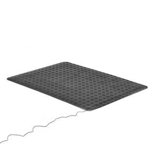 ESD-matto, rasitusta lievittävä, 1400x1000 mm, musta
