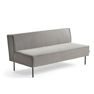 Sofa COPENHAGEN PLUS, dvosjed, tkanina, sivo-smeđa