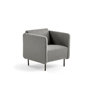 Armchair CLEAR, fabric, taupe