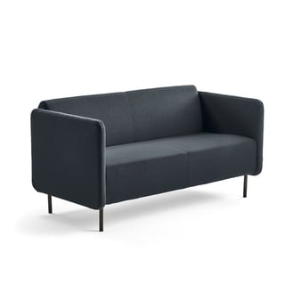 Sofa CLEAR, 2,5-Sitzer, Textilbezug anthrazit-grau