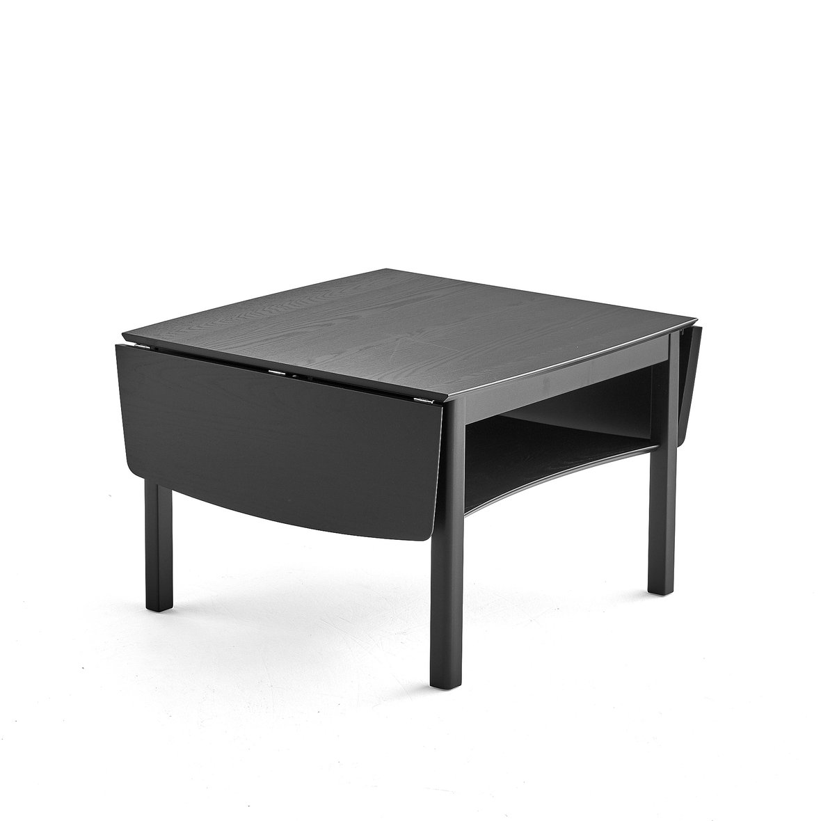 Folding coffee table MARATHON, 1350x800 mm, black stained oak AJ Products