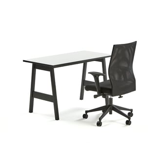Package deal: Desk NOMAD + office chair MILTON