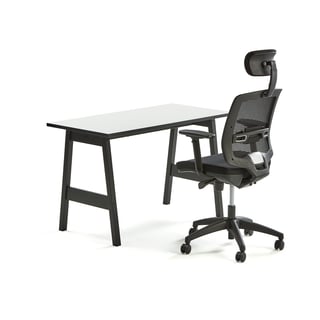 Package deal: Desk NOMAD + office chair STANLEY