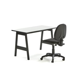 Package deal: Desk NOMAD + office chair DOVER