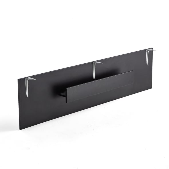 Modesty panel QBUS/MODULUS, 2000x500 mm, black | AJ Products