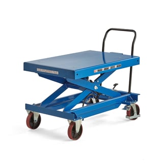 Hidraulinis vežimėlis su svarstyklėmis NITRO, 1000kg, 1200x800mm