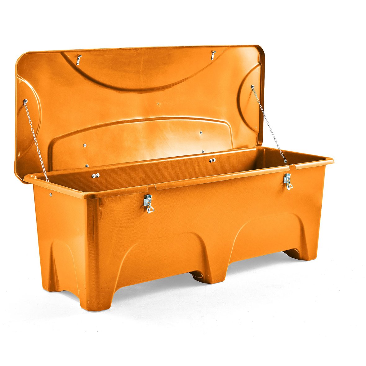 Outdoor storage box, 2400x950x950 mm, 1000 L, yellow AJ Products