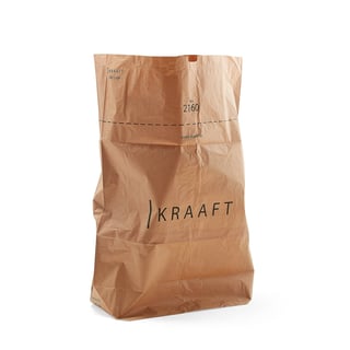 Reinforced paper sack, 50-pack, 160 L
