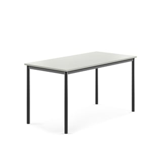 Stôl SONITUS, 1400x700x720 mm, HPL - šedá, antracit