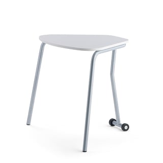 Skladací stôl HEX, 740x800x620 mm, šedá, strieborný rám