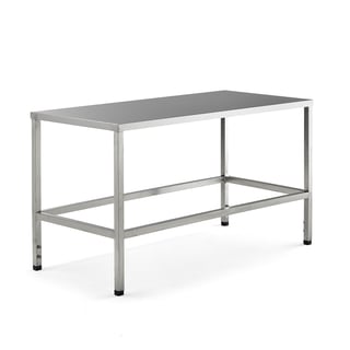 Workbench PROOF, 1500x700 mm, stainless steel