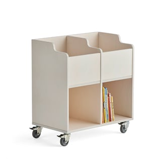 Book trolley AGNES, white