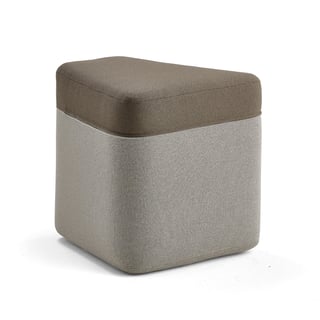 Pouffe POINT, brown, sand