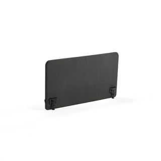 Bordskjerm ZONE, B1200 H650 T36 mm, inkl. svarte beslag, stoff Etna, antrasitt