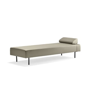 Daybed SIESTA, artificial leather, taupe