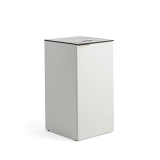 Šiukšlių rūšiavimo spintelė Celsius, balta, 3 x 21L dėžės + 3 x 10L dėžės