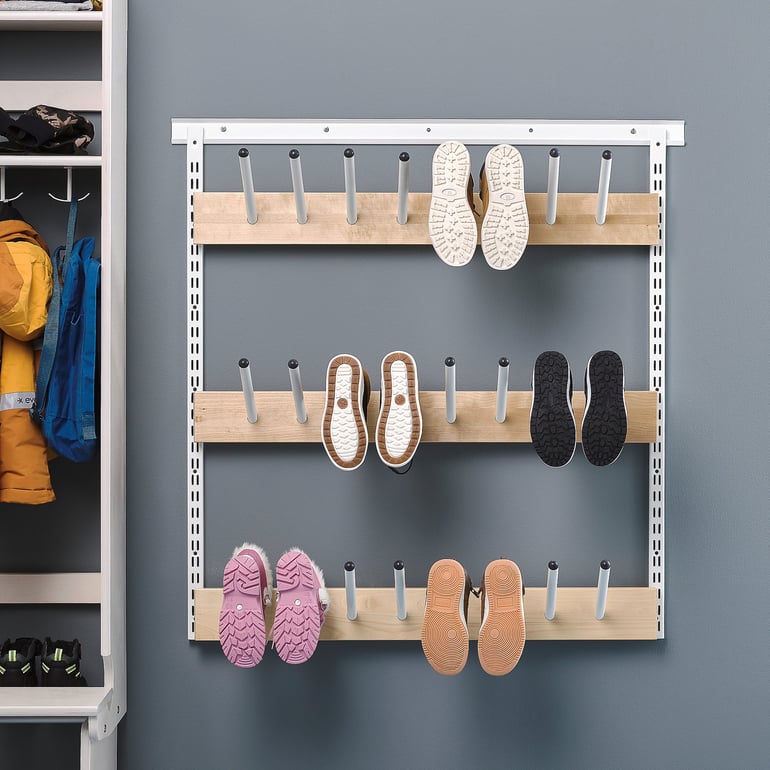 Boot hanging rack ROSA, L 1000 mm, 12 pairs | AJ Products