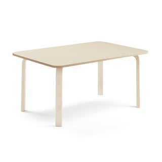 Stół ELTON, 1400x700x590 mm, brzoza laminat, brzoza