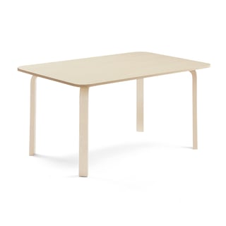 Table ELTON, 1400x800x640 mm, birch laminate, birch