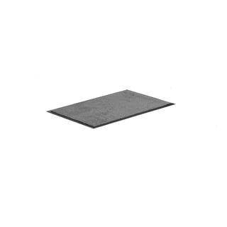 Absorbent entrance mat PURE, 600x900 mm, grey