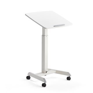 Height adjustable desk ATTUNE, 600x520 mm, white