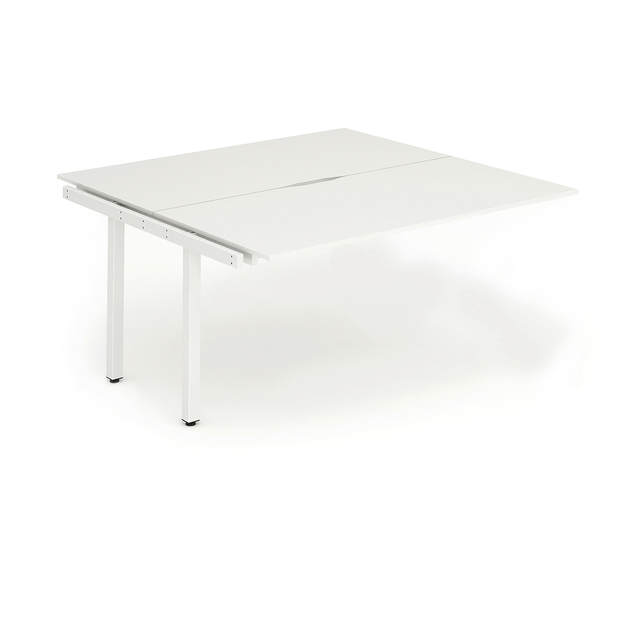 White 2 clearance person desk