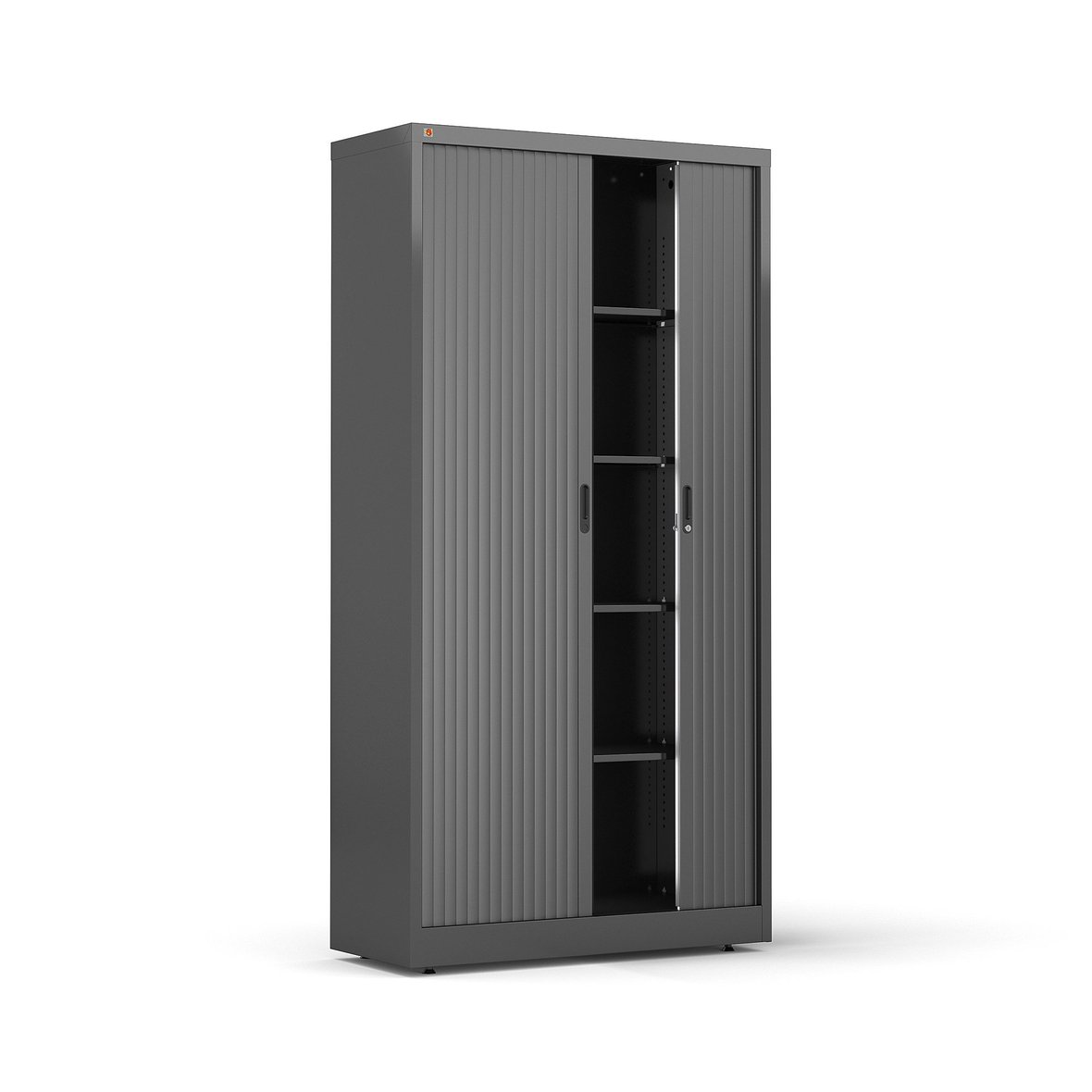 Tambour STUDIO, 1950x1000x420 mm, black, black AJ Products