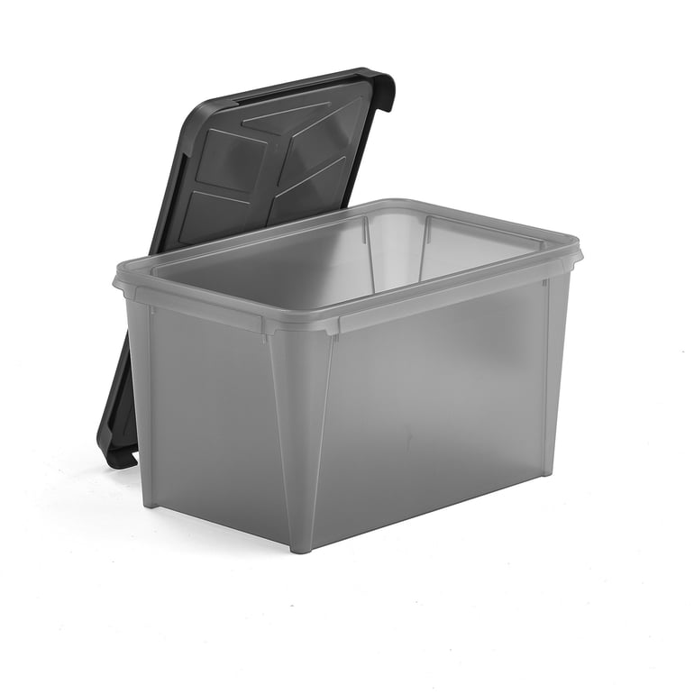 Plastic box DRY with lid, 50 L, 4 pcs, 600x400x350 mm, waterproof