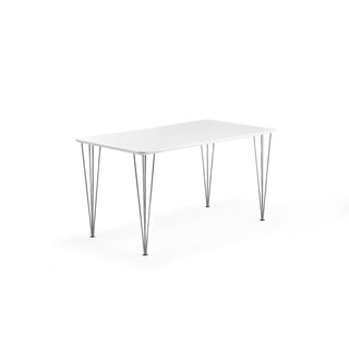"Milla" stol: 1400 x 800x 720mm : bijeli laminat