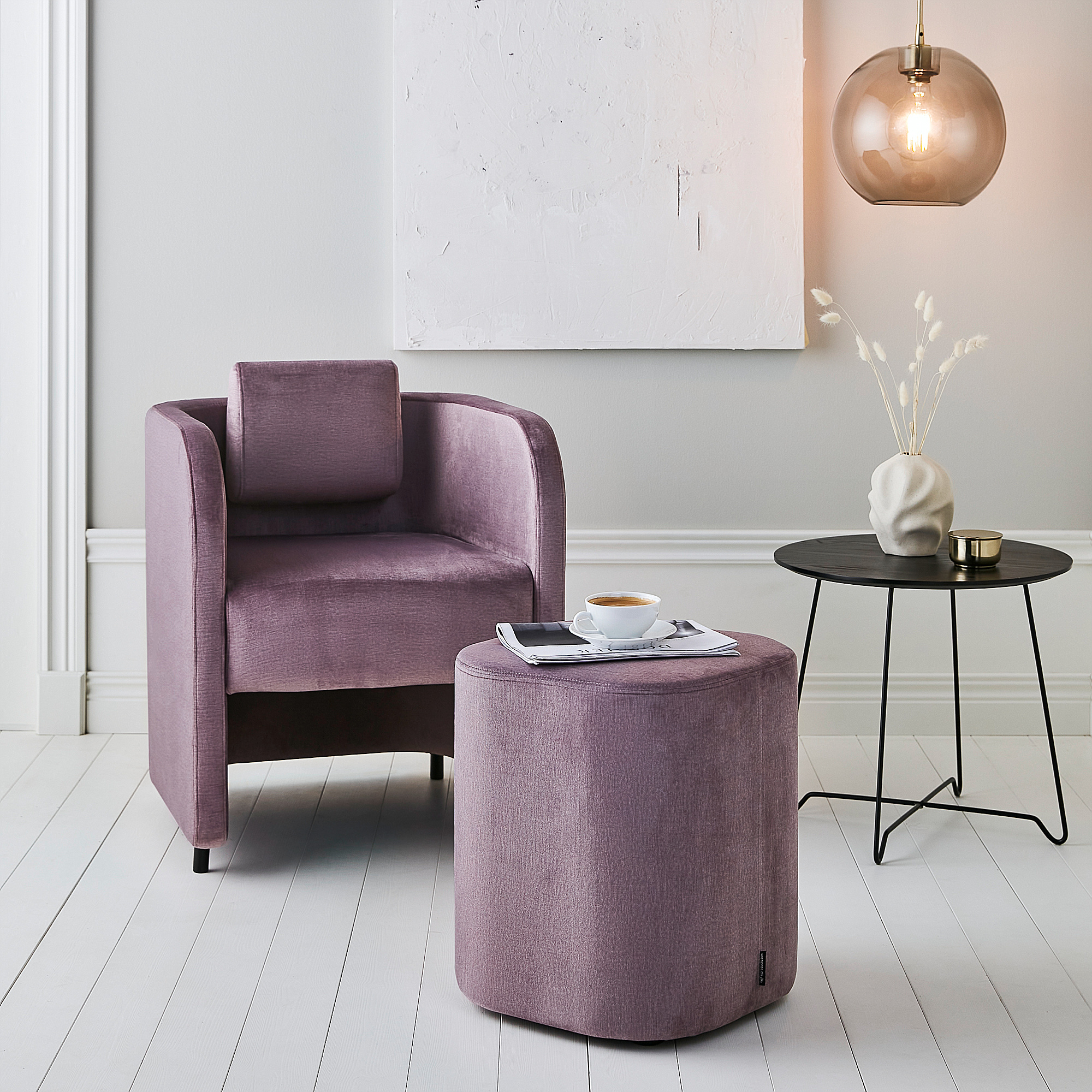 Purple on sale comfy chair