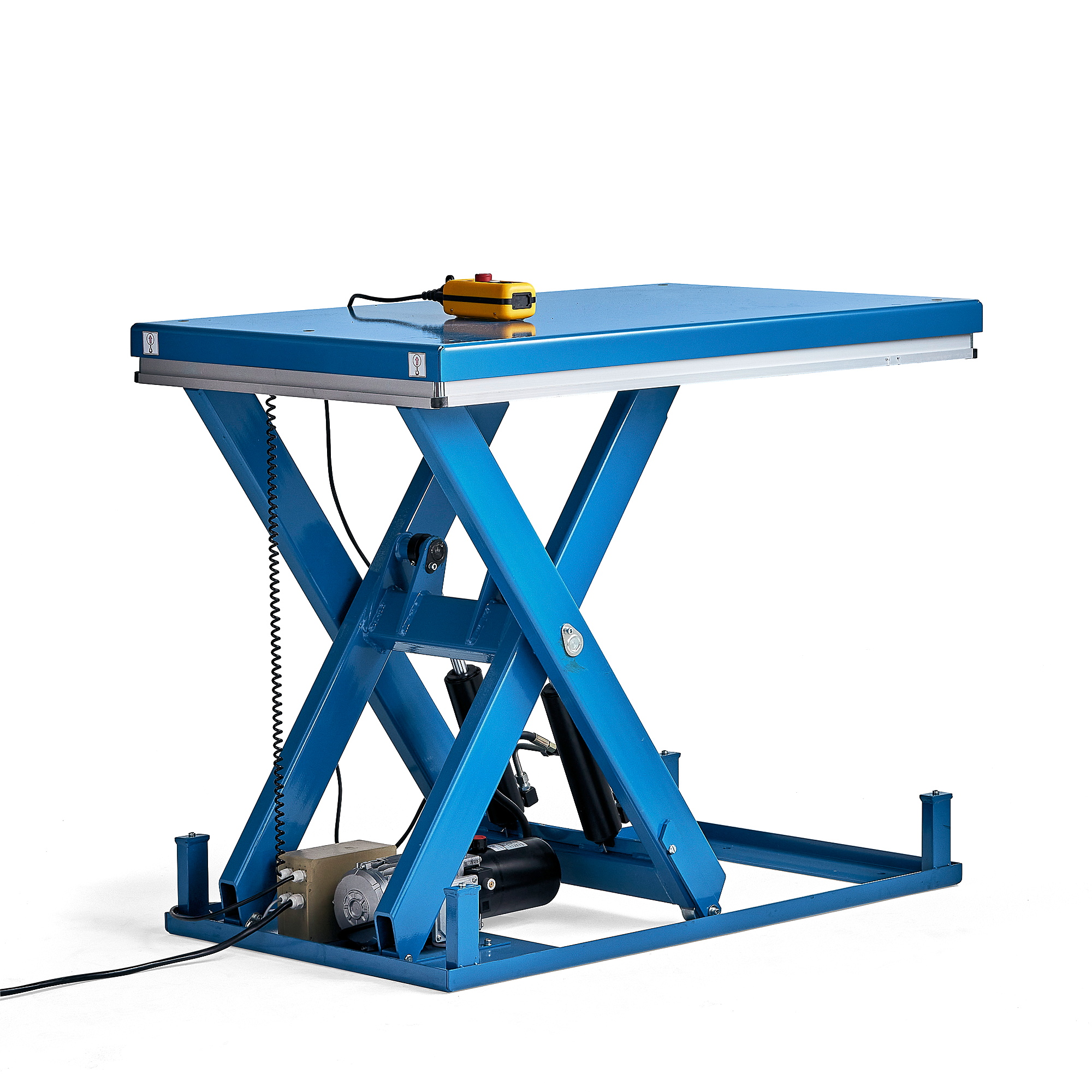 Electric motorcycle store lift table