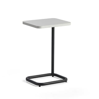 Klēpjdatora galds STANDBY, 425x350x647 mm, melns statīvs, balta galda virsma