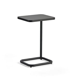 Laptop table STANDBY, 425x350x647 mm, black stand, black table top