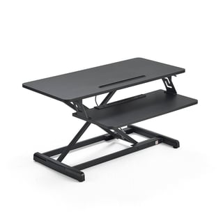 Nadstawka ergonomiczna na biurko READY, 880x400 mm, czarny