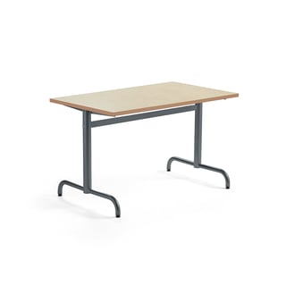 Table PLURAL, 1200x700x720 mm, linoleum top, beige, anthracite