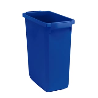 Abfallbehälter OLIVER, 60 l, 600 x 280 x 590 mm, blau