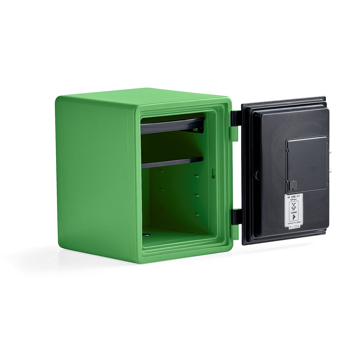 Firerated document safe ADORE, 520x410x445 mm, green AJ Products