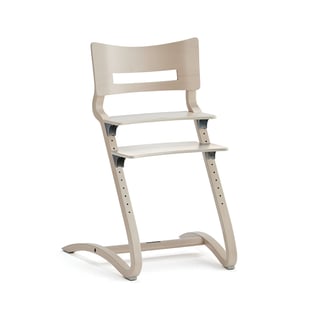 Aukšta vaikiška kėdutė LEANDER CLASSIC, balinta