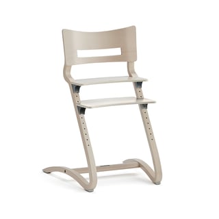 Bērnu barošanas krēsls LEANDER CLASSIC, balts pigmentēts